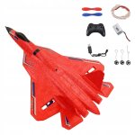 Avion a voilure fixe su diy prêt a voler 2, 4 g rc avion en mousse radio rouge Avion a voilure fixe su diy prêt a voler 2, 4 g rc avion en mousse radio rouge