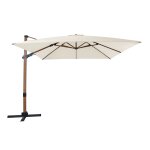 Axi apollo premium parasol d�port� marron / beige - parasol d�port� rectangulaire 300x300cm - parasol ...