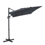 Axi coco parasol d�port� gris / anthracite - parasol d�port� rectangulaire 200x300 cm - parasol pied ...