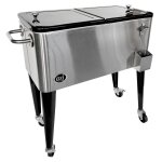 Axi evier exterieur retro cooler acier inox