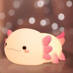 Axolotl veilleuse en silicone souple pour enfants, veilleuse tactile led pour chambre d'enfant, dcoration ...