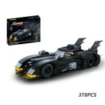 B avec bote - ensemble de modles de vhicules batmobile noirs, mcanique technique, blocs de construction ...
