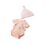 Baby born ¿ body saumon avec bonnet - 1005 - habit poupée - 43 cm - zapf Baby born ¿ body saumon avec bonnet - 1005 - habit poupée - 43 cm - zapf