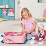 Baby born holiday trolley avec sige de poupe