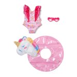 Baby born set de natation licorne 43 cm