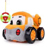Baby challenge - camion peluche radiocommand� - orange - 051042 - v�hicule peluche radiocommand� - fr�quence ...