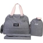 Baby on board sac a langer urban sweet pink - gris - rose