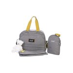 Baby on board sac a langer urban yellowstone - gris - moutarde