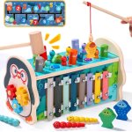 Baby toy 1 year old girl, montessori 1 year old child toy, baby gift 1, 2, 3 year old girl, boy, 6 in ...