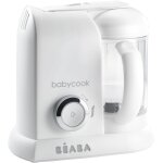 Babycook solo, robot bb 4 en 1 mixeur - cuiseur, cuisson vapeur, diversification alimentaire, petits ...