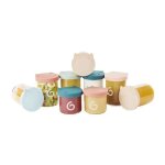 Babymoov isy bowls 9 pots de conservation en verre borosilicate gradus - 6x250ml + 3x120ml
