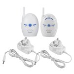 Babyphone audio numrique sans fil 2, 4 ghz, transmission sensible, voix, conversation bidirectionnelle ...