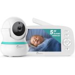 Babyphone camera, 5 inch babyphone 360 zoom 4x night vision two - way audio, 5000mah battery, power reminder, ... Babyphone camera, 5 inch babyphone 360 zoom 4x night vision two - way audio, 5000mah battery, power reminder, ...
