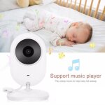 Babyphone camera ecran 4. 3 pouces vision nocturne intercom temp�rature berceuses noir yonis