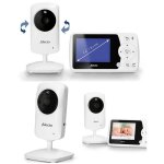 Babyphone avec cam�ra - ecran couleur 2. 4�� digital - temp�rature - 8 ambiante - berceuses pr�programm�es ...