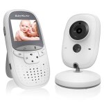 Babyphone camera sans fil avec vision nocturne et parle - retour gris yonis