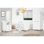 Babyprice - joy gris - commode 2 portes et 1 niche - baby price