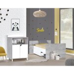 Babyprice - scandi gris - tiroir de lit combiné evolutif Babyprice - scandi gris - tiroir de lit combiné evolutif