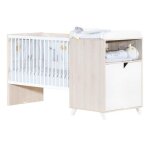 Babyprice - scandi naturel - lit combine evolutif 120x60 en 90x190 - baby price