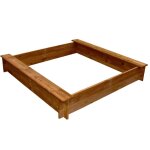 Bac a sable carr en bois