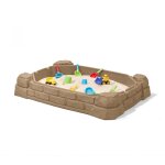 Bac a sable enfant bac a sable pour enfants en plastique avec couvercle - step2 naturally playful