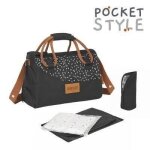 Badabulle sac a langer pocketstyle noir camel Badabulle sac a langer pocketstyle noir camel