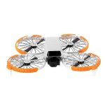 Bague de protection en tpu pour pagaie de drone dji flip (orange fluo) - yunong