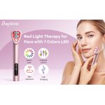 Baguette lumineuse led anti - age et appareil facial a micro - courant pour le visage et le cou Baguette lumineuse led anti - age et appareil facial a micro - courant pour le visage et le cou