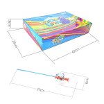 Baguette magique arc - en - ciel, fleur a bulles led, baguette lumineuse color�e, jouet