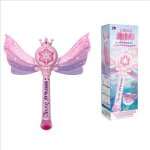 Baguette magique de princesse pour filles en bas age, avec lumi�res musicales, jouet a bulles automatique ...