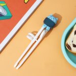 Baguettes portables rutilisables pour enfants, baguettes mignonnes en plastique pour l'apprentissage ...