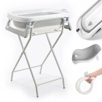 Baignoire bébé pliable sur pied aâ€â“ avec support, thermomètre 2. 0, siège et kit de drainage aâ€â“ ... Baignoire bébé pliable sur pied aâ€â“ avec support, thermomètre 2. 0, siège et kit de drainage aâ€â“ ...