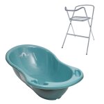 Baignoire bb thermomtre vert viride mto 86 cm + pied
