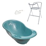 Baignoire bb thermomtre vert viride mto 86 cm + pied + tuyau