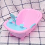 Baignoire de douche 3d pour enfants, jouet artificiel, accessoires de dcoration pour maison de poupe ...
