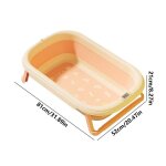 Baignoire de douche pliable coordonnante pour, outil de douche peu encombrant pour l'htel de voyage, ...