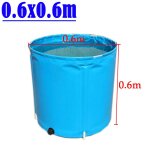 Baignoire extrieure en toile pvc epaisse, piscine circulaire mobile prcieux pour enfants, poisson pliable, ...