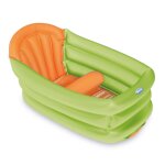 Baignoire gonflable 3 positions vert et orange - jane Baignoire gonflable 3 positions vert et orange - jane