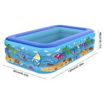 Baignoire gonflable pour bbs, piscine d'extrieur pour tout - petits, belle piscine imprime d'animaux, ...