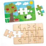 Baker ross lot de 8 puzzles vierges en bois pour d�corer les enfants aw602