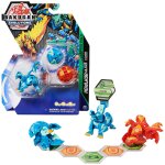 Bakugan evolutions nouvelle saison 2022 - starter pack saison 4 - 3 billes avec 6 bakucores et 7 cartes ...