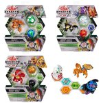 Bakugan, starter pack 3 personnages, fusion hydorous x thryno ultra, figurines armored alliance articul�es ...