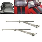 Balais d'essuie - glace de pare - brise en m�tal, simulation de voiture, d�cor pour trx4 trx6 90046 scx10iii ...