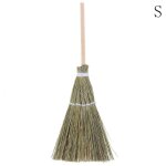 Balai de jardin miniature pour maison de poupe 1:12, outils de nettoyage, taille s / l