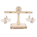 Balance d'�quilibrage educative en bois pour enfants, jeu d'apprentissage des math�matiques, kit de jouets ...