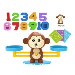 Balance en forme de vache singe num�rique, jouet math�matique, addition et soustraction, jeu de soci�t� ...
