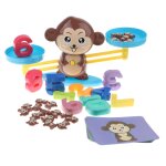 Balance de balance num�rique singe, jouet de balance d'apprentissage pr�coce pour enfants magideal