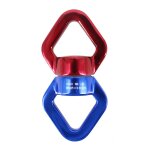 Balan�oire en aluminium 30kn pour escalade, corde triangulaire, connecteur pivotant, pour hamac de yoga ...