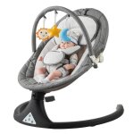 Balan�oire pour b�b� - duoku - bascule portable a 5 vitesses pour nouveau - n�s avec 3 positions de si�ge ...