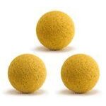 Balles baby foot li�ge jaunes (3)